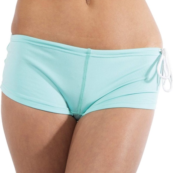 Lavacore Lavaskin Sun Protection Surf Activewear Seafoam Swim Board Shorts - Picture 4 of 5